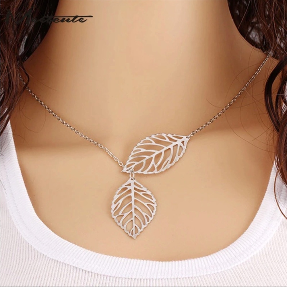 leaf necklace